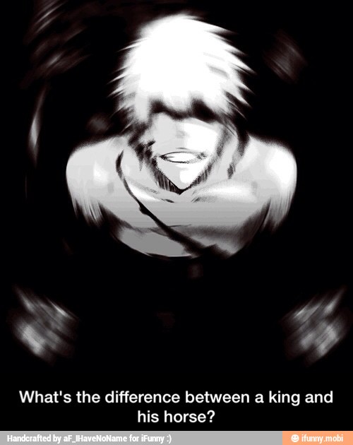 What's the difference between a king and
his horse? - What's the difference between a king and his horse?