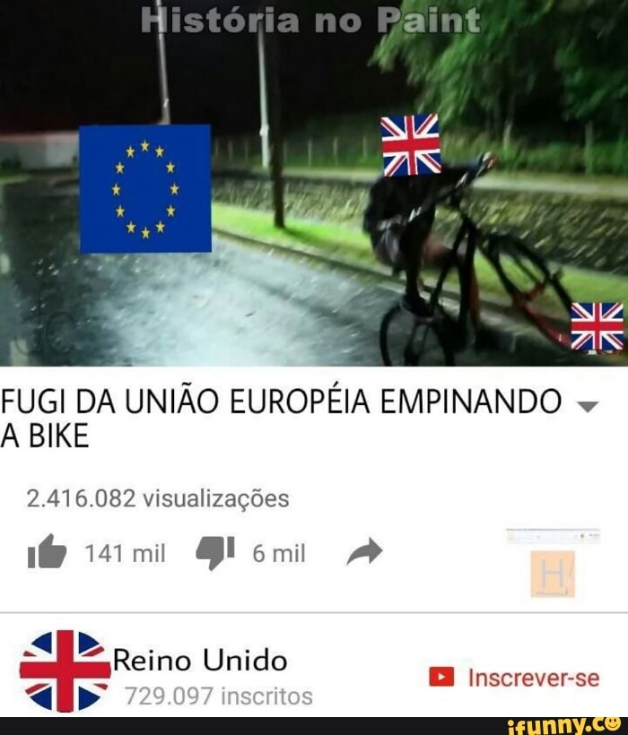 FUGI DA UNIÃO EUROPÉIA EMPINANDO
A BIKE
2.416.082 visualizações