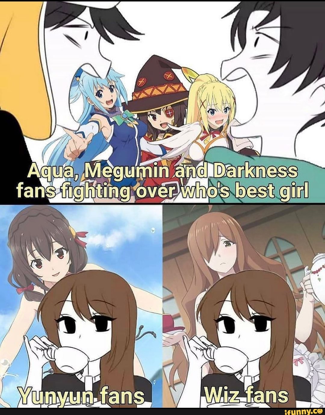 weebs, weebtrash, kawaii, konosuba, konosubarashiisekainishukufukuwo, yunyun, wiz, megumin, aqua, darkness, waifu, bestgrill