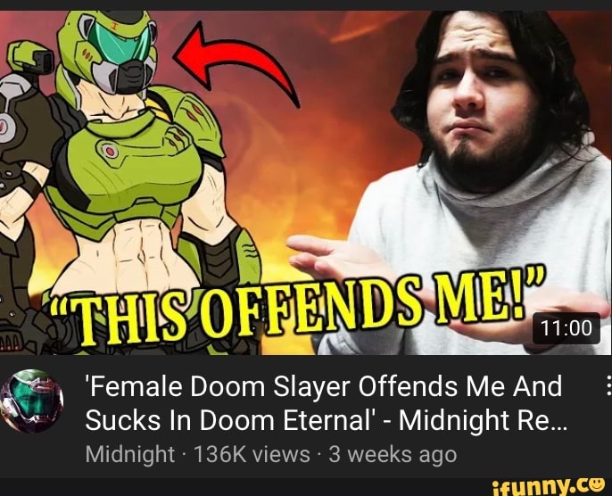 11 Female Doom Slayer Offends Me And Sucks In Doom Eternal Midnight