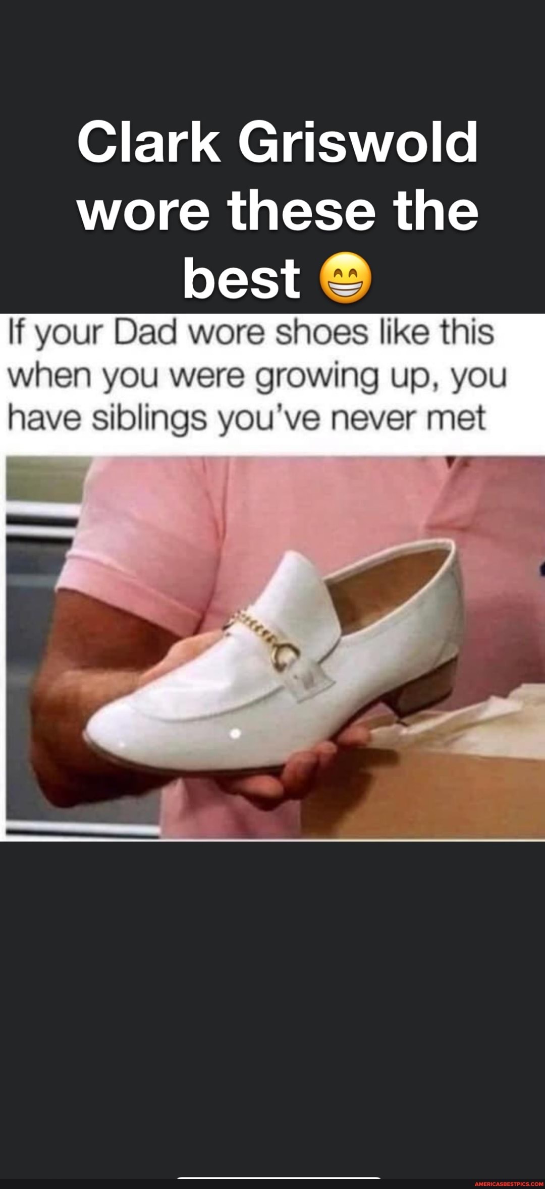 clark griswold white shoes