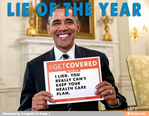I LIED. YOU
REALLY CAN'T
KEEP
HEALTH CARE
PLAN.
