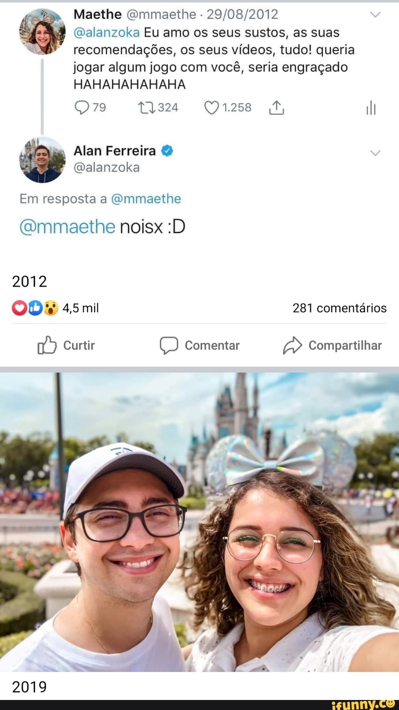 Maethe QOmmaethe -
(Dalanzoka Eu amo os seus sustos, as suas recomendações, os seus vídeos, tudo! queria jogar algum jogo com você, seria engraçado
HAHAHAHAHAHA
QQ79 ti324 Q1258 (2, ali
Ferreira
Em resposta a Gmmaethe
(Ormmaethe noisx :D
2012
4,5 mil 281 comentários
Curtir Comentar Compartilhar
2019
