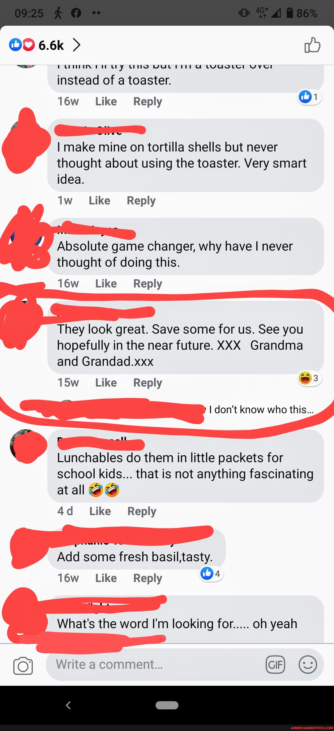 6.6k > uy instead of a toaster.
Like Reply
I make mine on tortilla shells but never thought about using the toaster. Very smart idea.
Like Reply
Absolute game changer, why have I never thought of doing this.
Like Reply
They look great. Save some for us. See you hopefully in the near future. XXX Grandma and Grandad.xxx
Like Reply
I don't know who this...
Lunchables do them in little packets for school kids... that is not anything fascinating
at all
Ad Like Reply
Add some fresh basil,tasty.
Like Reply
What's the word I'm looking for..... oh yeah
Write a comment...