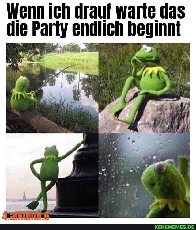 Wenn ich drauf warte das die Party endlich beginnt
de