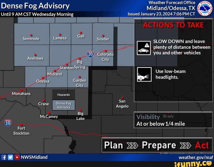 Dense Fog Advisory Until 9 AM CST Wednesday Morning Issued January 23 ...