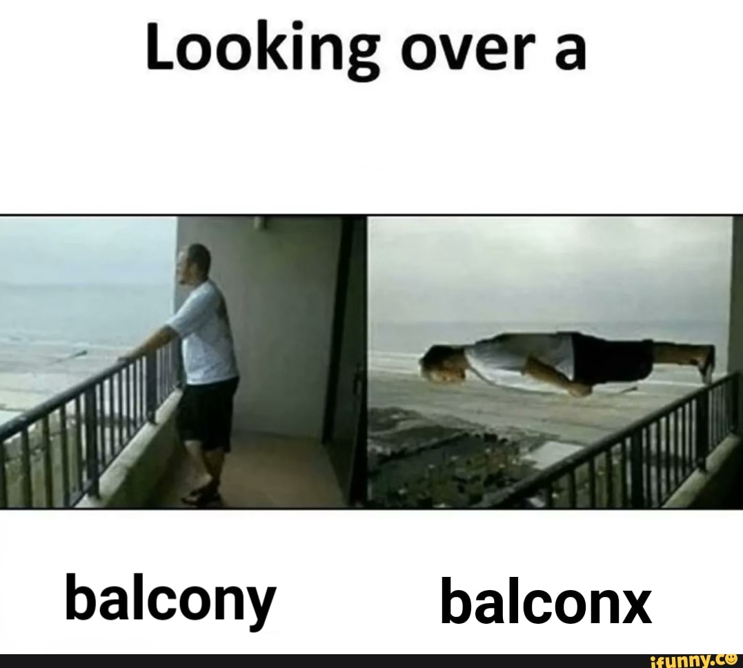 Looking over a