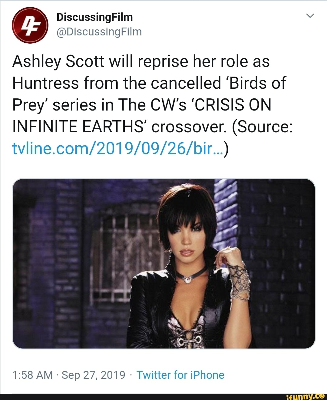 BIRDS OF PREY's Ashley Scott returns for The CW's CRISIS - The Beat