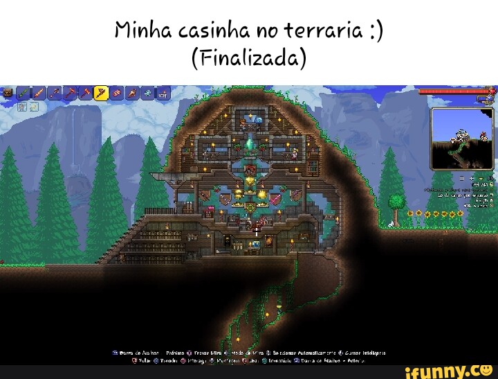 Minha casinha no terraria (Finalizada) - iFunny Brazil