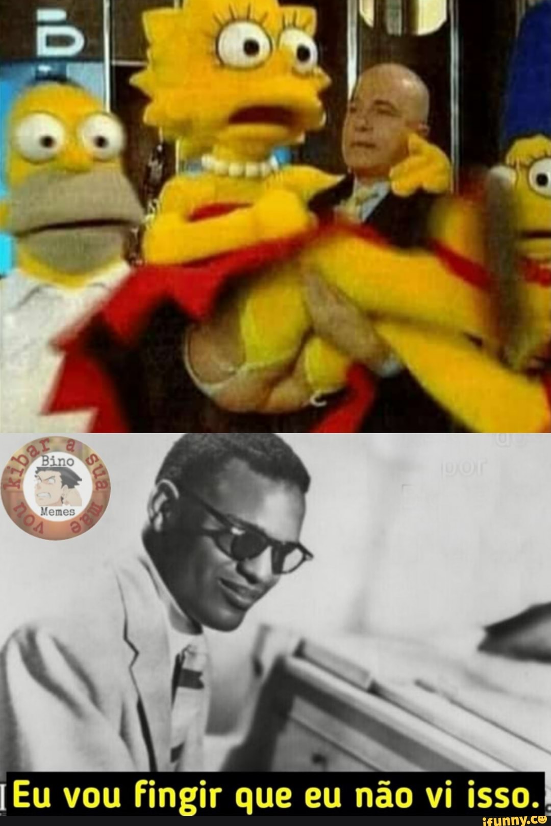 Eu vou fingir que eu não vi isso.