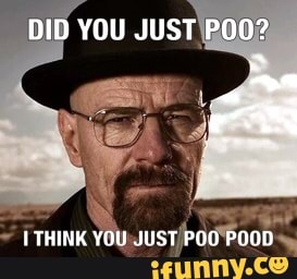 DID YOU JUST POO?
THINK YOU JUST POG POOD