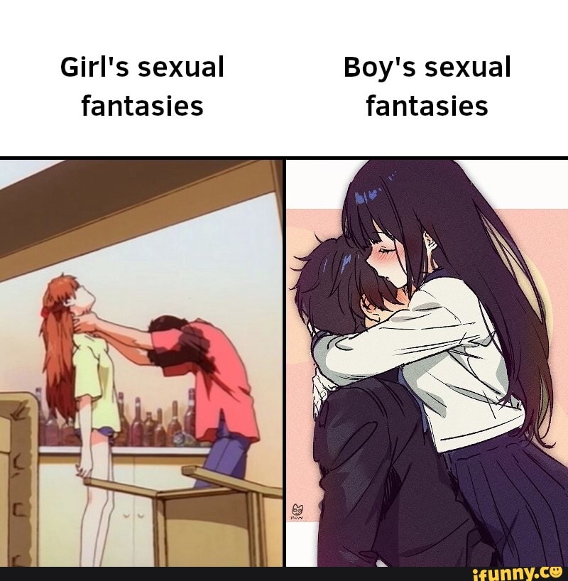 Girl's sexual Boy's sexual fantasies fantasies. 