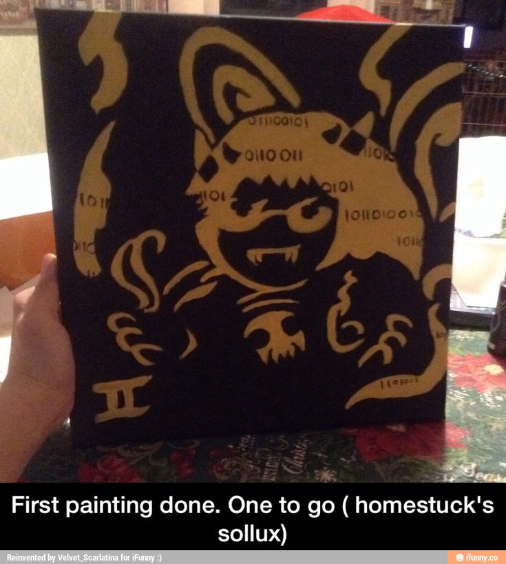First painting done. One to go ( homestuck's
sollux) - First painting done. One to go ( homestuck's sollux)