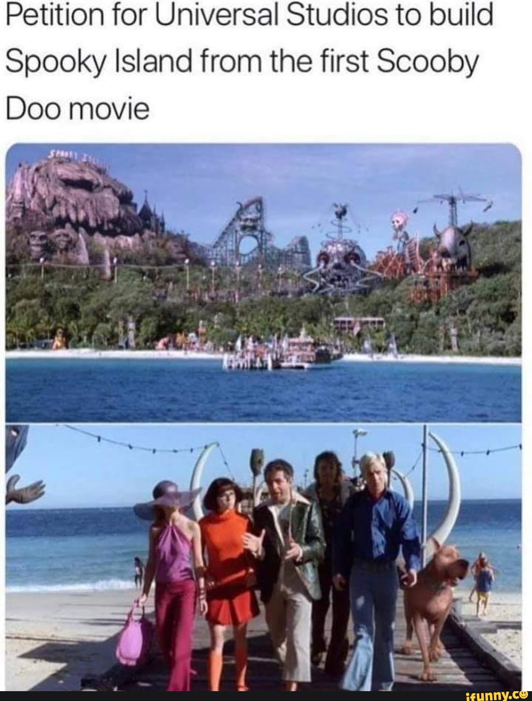 Petition for Universal Studios to build Spooky Island from the first