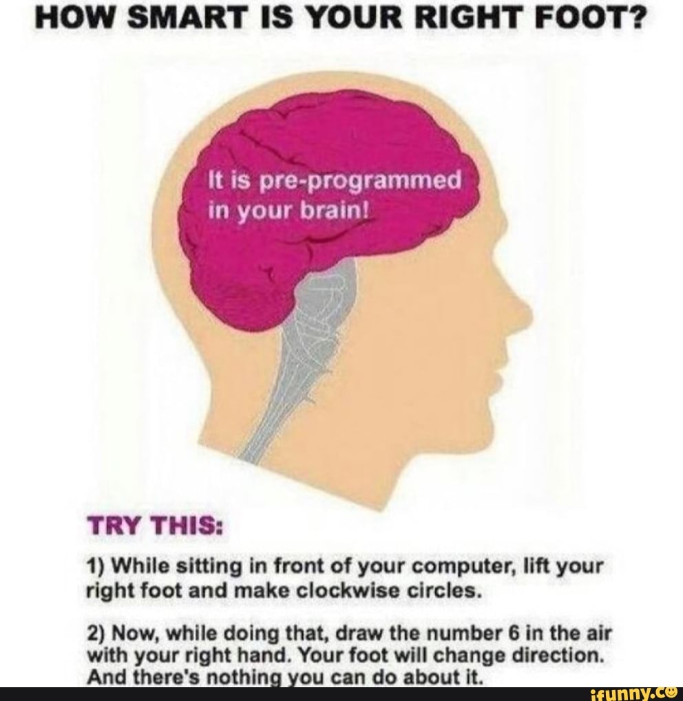 how-smart-is-your-right-foot-it-is-pre-programmed-in-your-brain-try