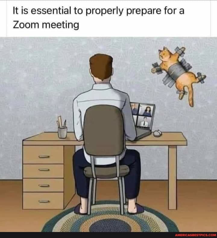 It is essential to properly prepare for a
Zoom meeting