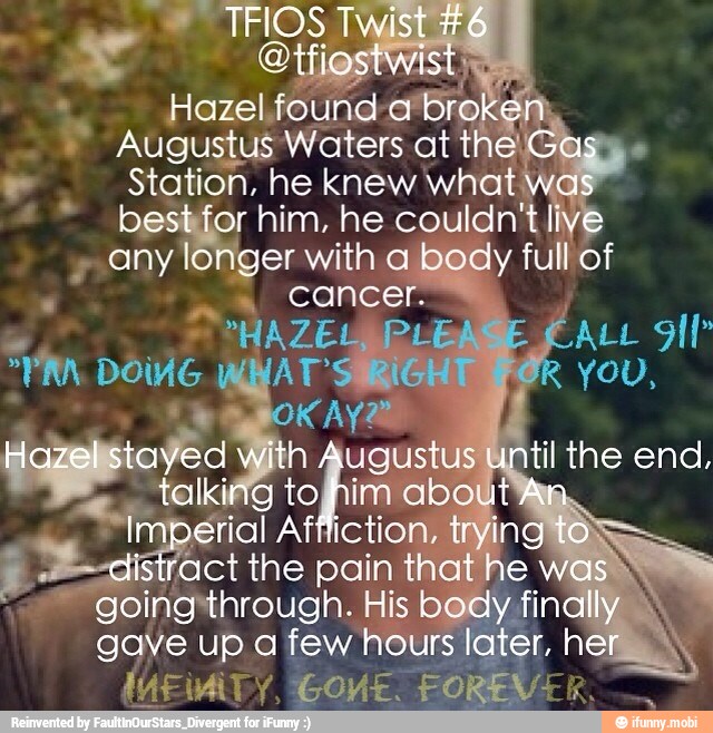 2, Hazel,found abro cen: Augustus Waters at the
r
Station, he knew whatW
r him, he couldn't We
rial
'of ctiol
'act the pain that
he
w
going'through. js ody fi
gave up a few hours later,
her
FOREM