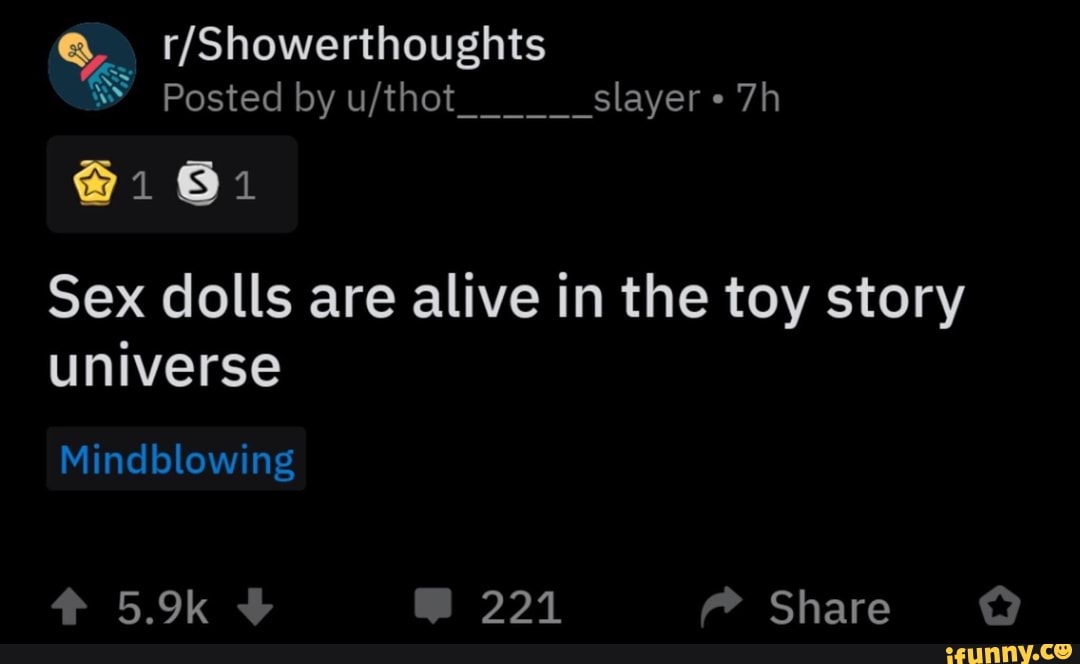 Sex dolls are alive in the toy story
universe