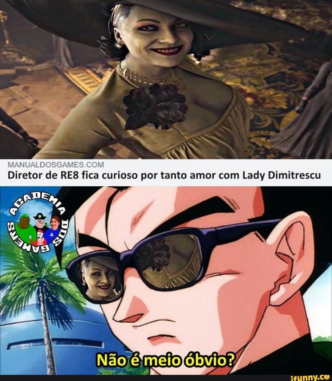 MANU/
Diretor de fica curioso por tanto amor com Lady Dimitrescu