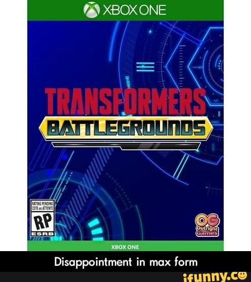 E
Disappointment in max
form - Disappointment in max form
