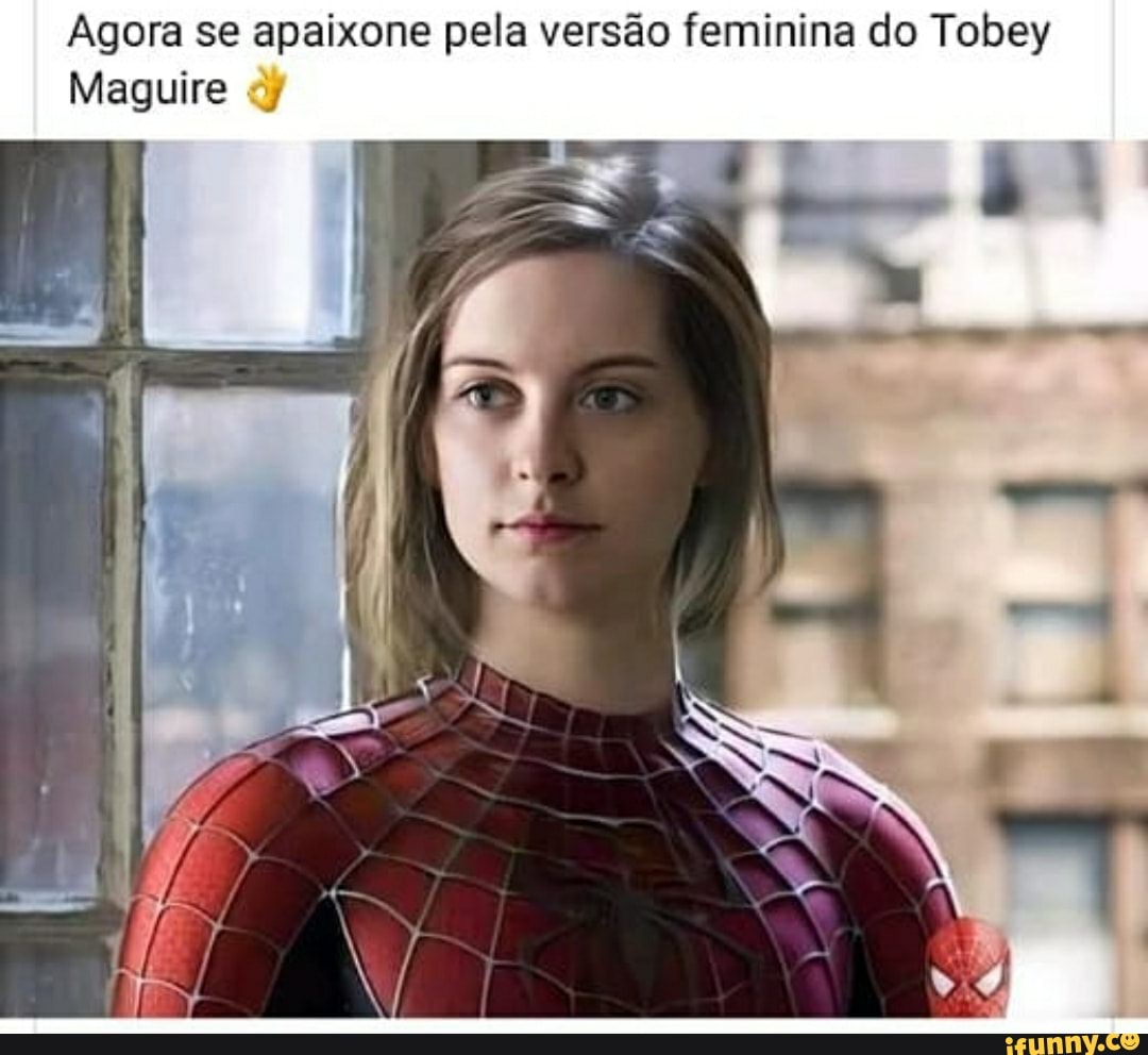 Agora se apaixone pela versão feminina do Tobey
Maguire q)