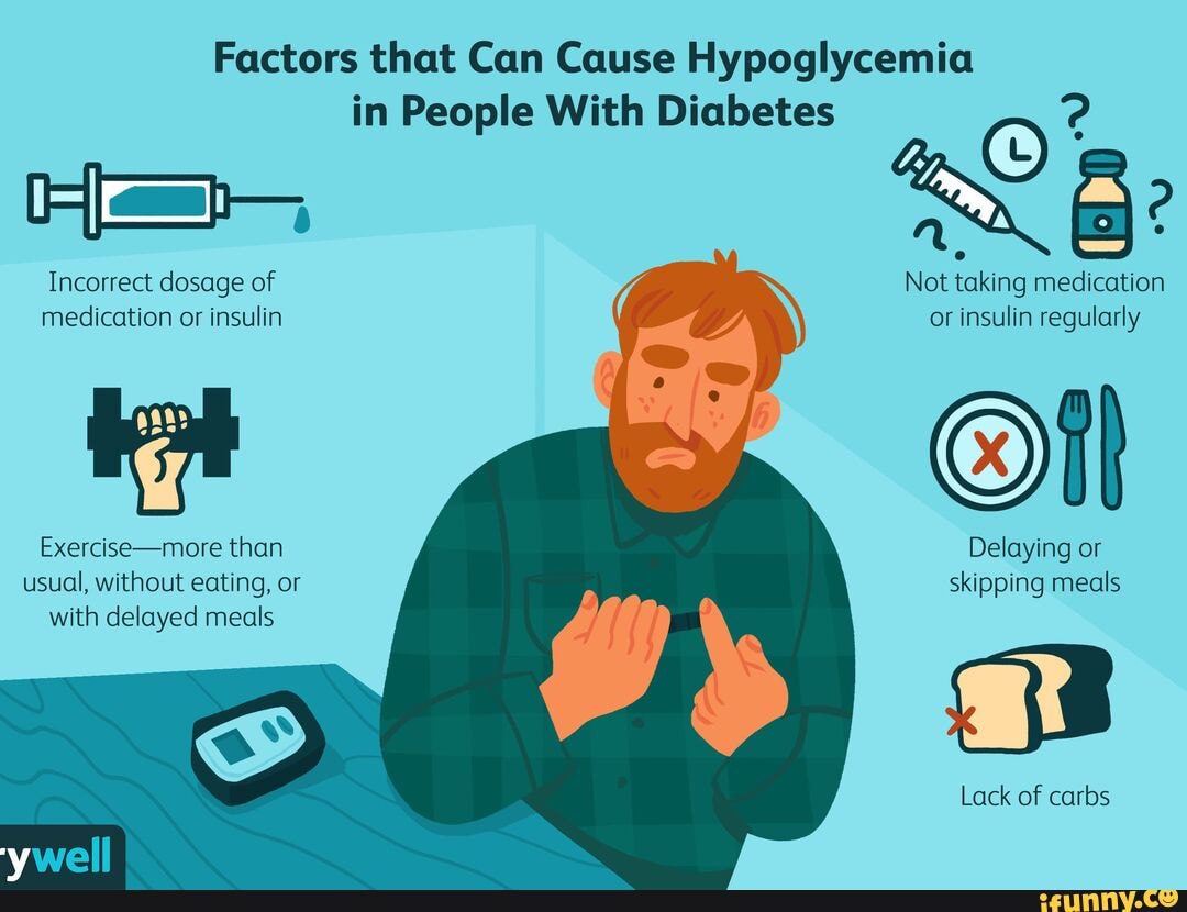Factors that Can Cause Hypoglycemia in People With Diabetes Incorrect