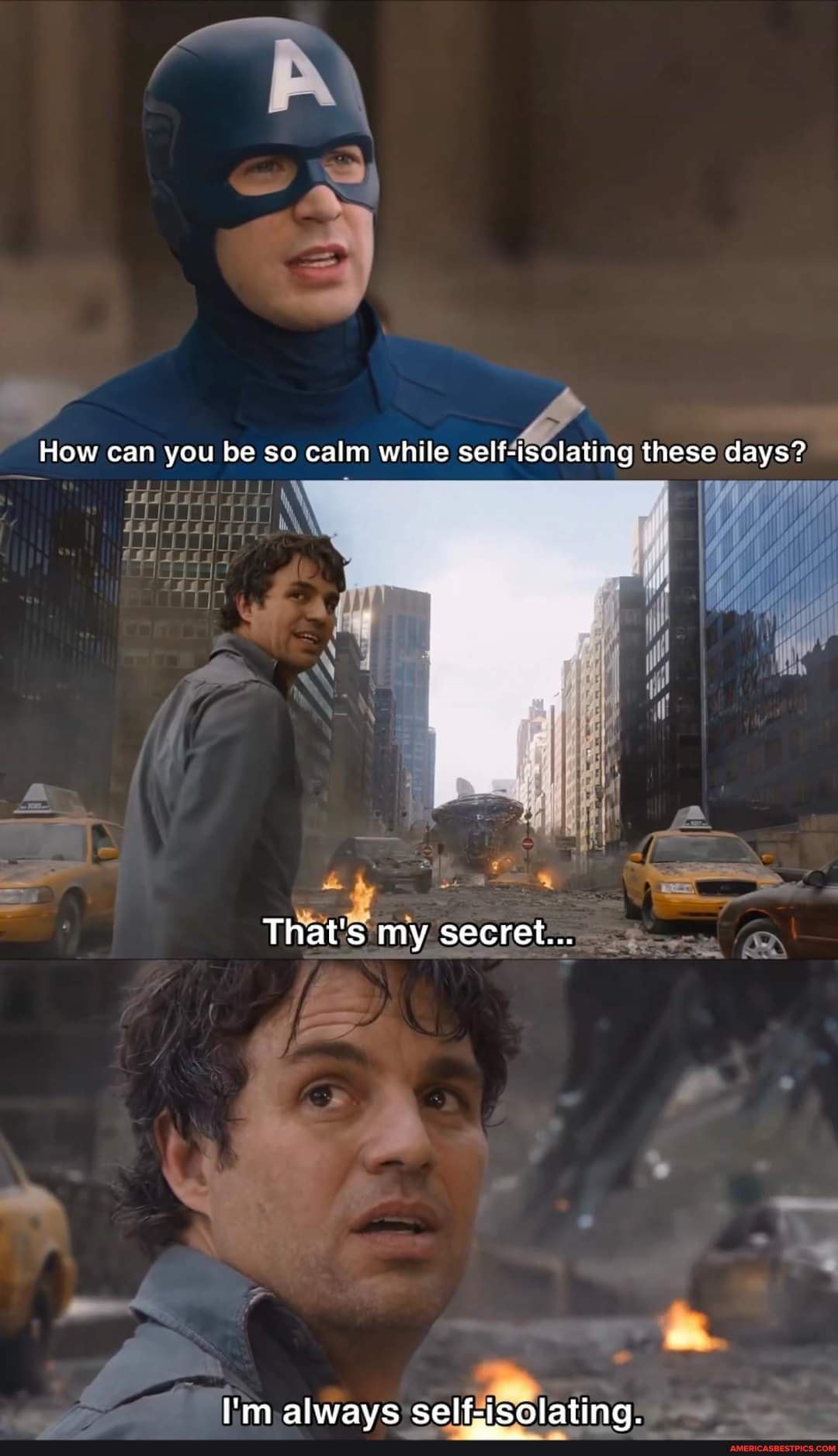 How can you be so calm while selfisolating these days? That's my