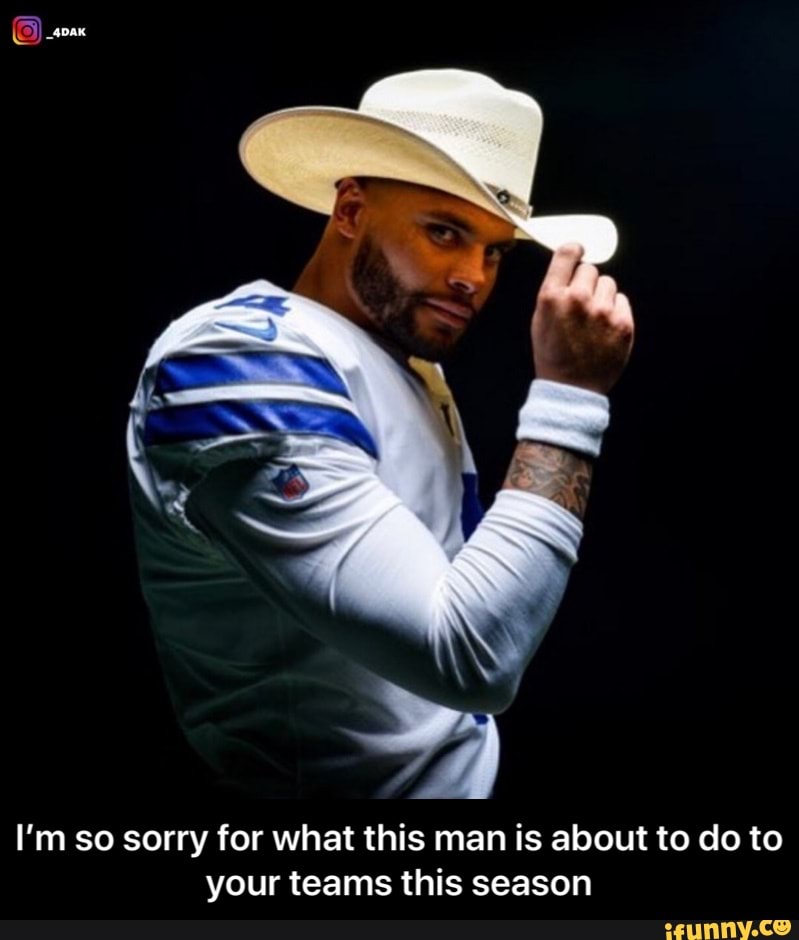 I'm so sorry for what this man is about to do to
your teams this season - I’m so sorry for what this man is about to do to your teams this season