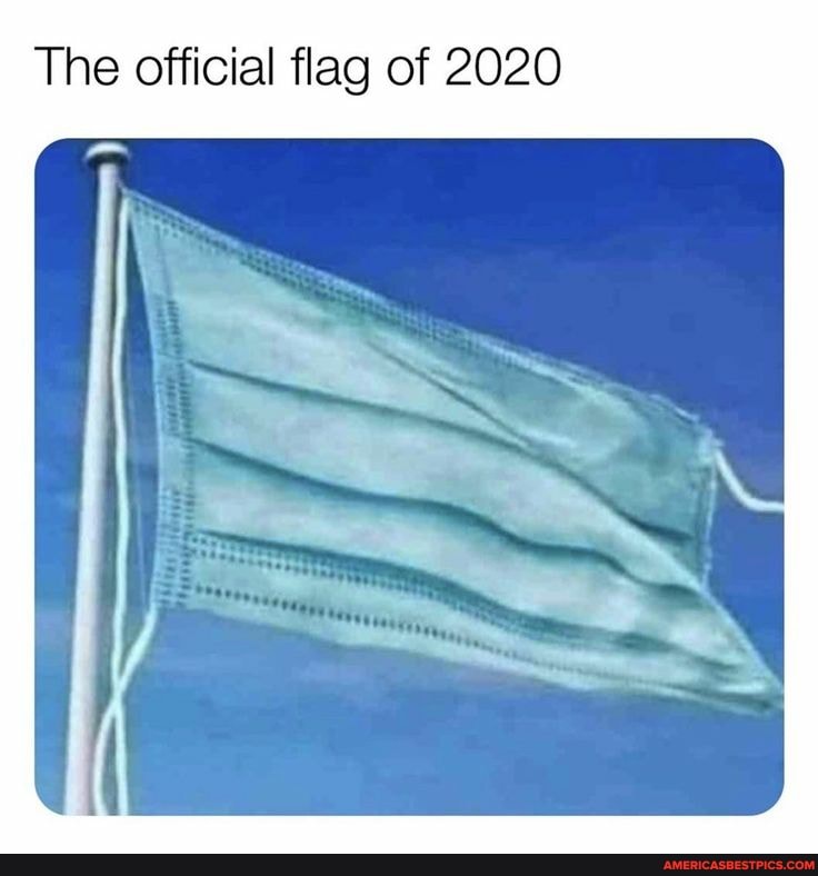 The official flag of 2020