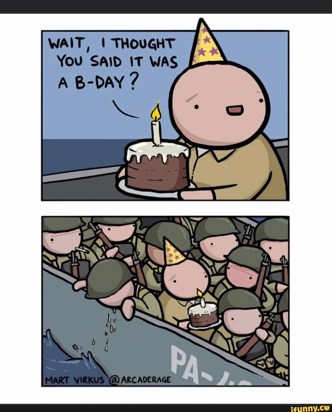 WAIT, THOUGHT You SAID IT WAS
B-DAY