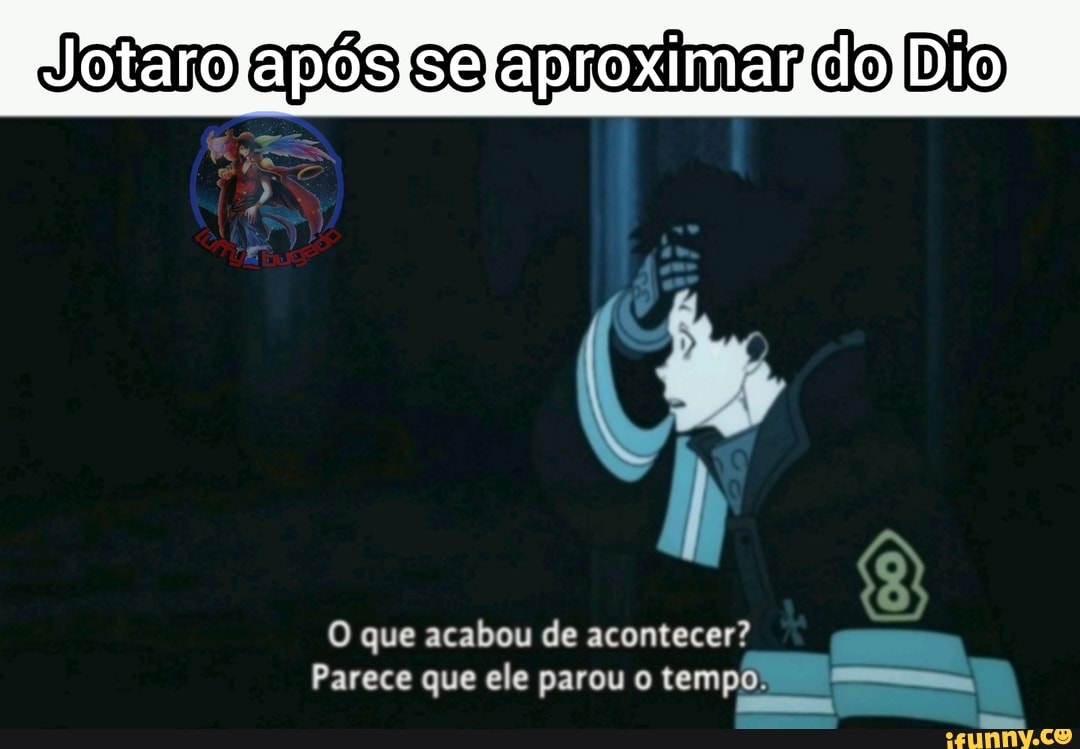 O que acabou de acontecer? am
Parece que ele parou o
