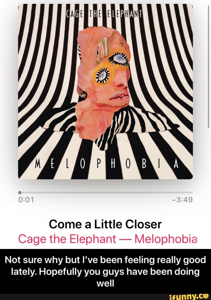 come a little closer cage the elephant