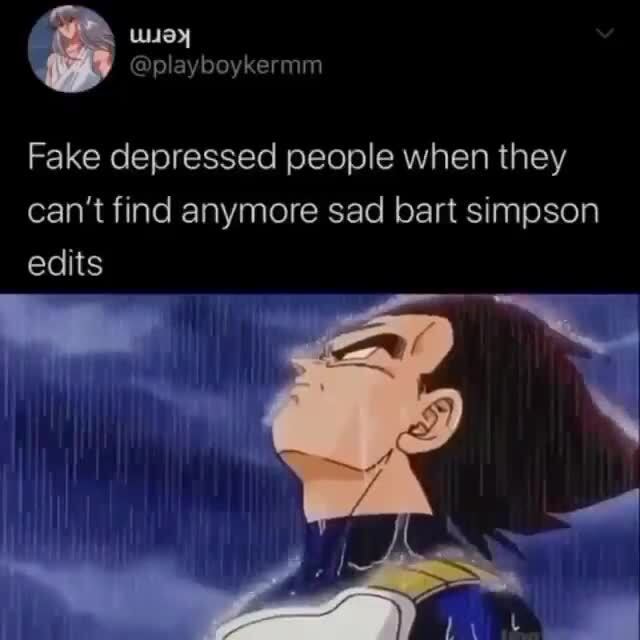 Sad simpsons and bart sad bart t Triste Memes, depressed bart