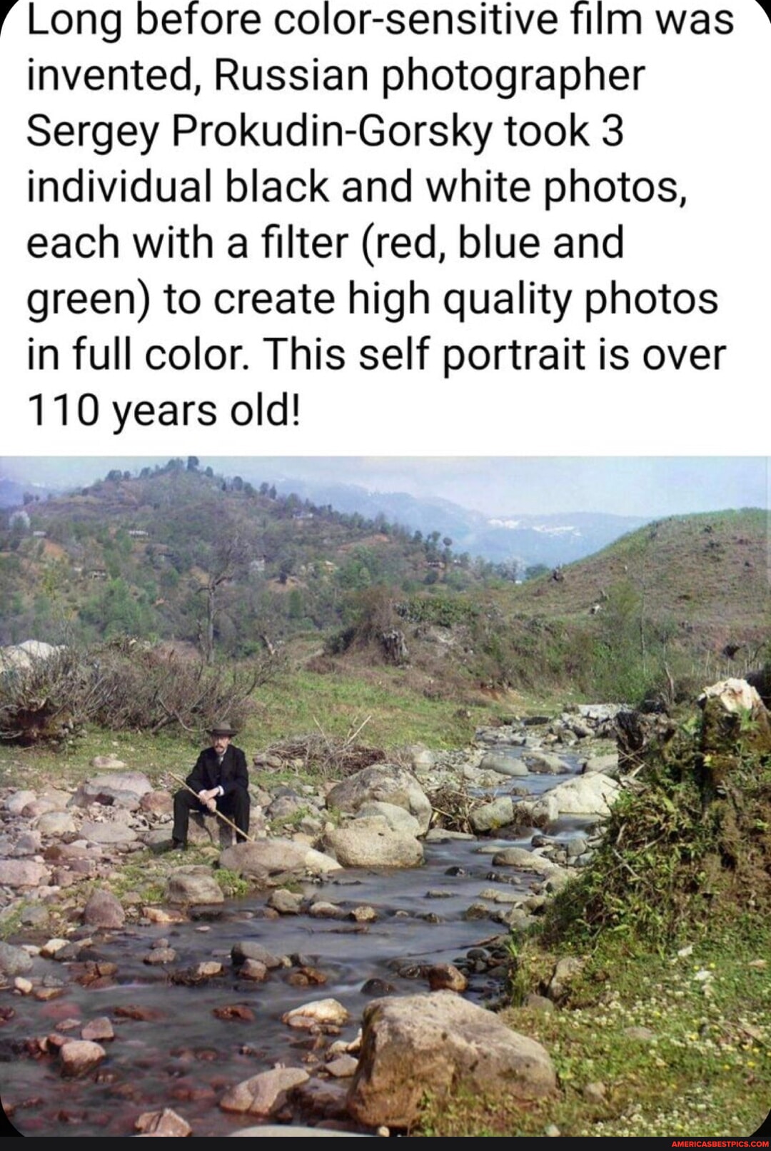 Long before color-sensitive film was invented, Russian photographer ...