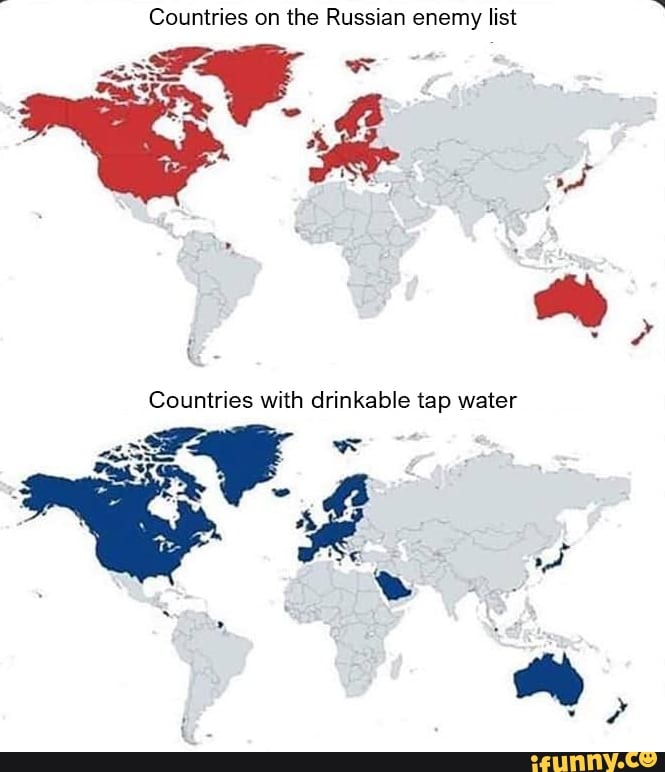 countries-on-the-russian-enemy-list-countries-with-drinkable-tap-water