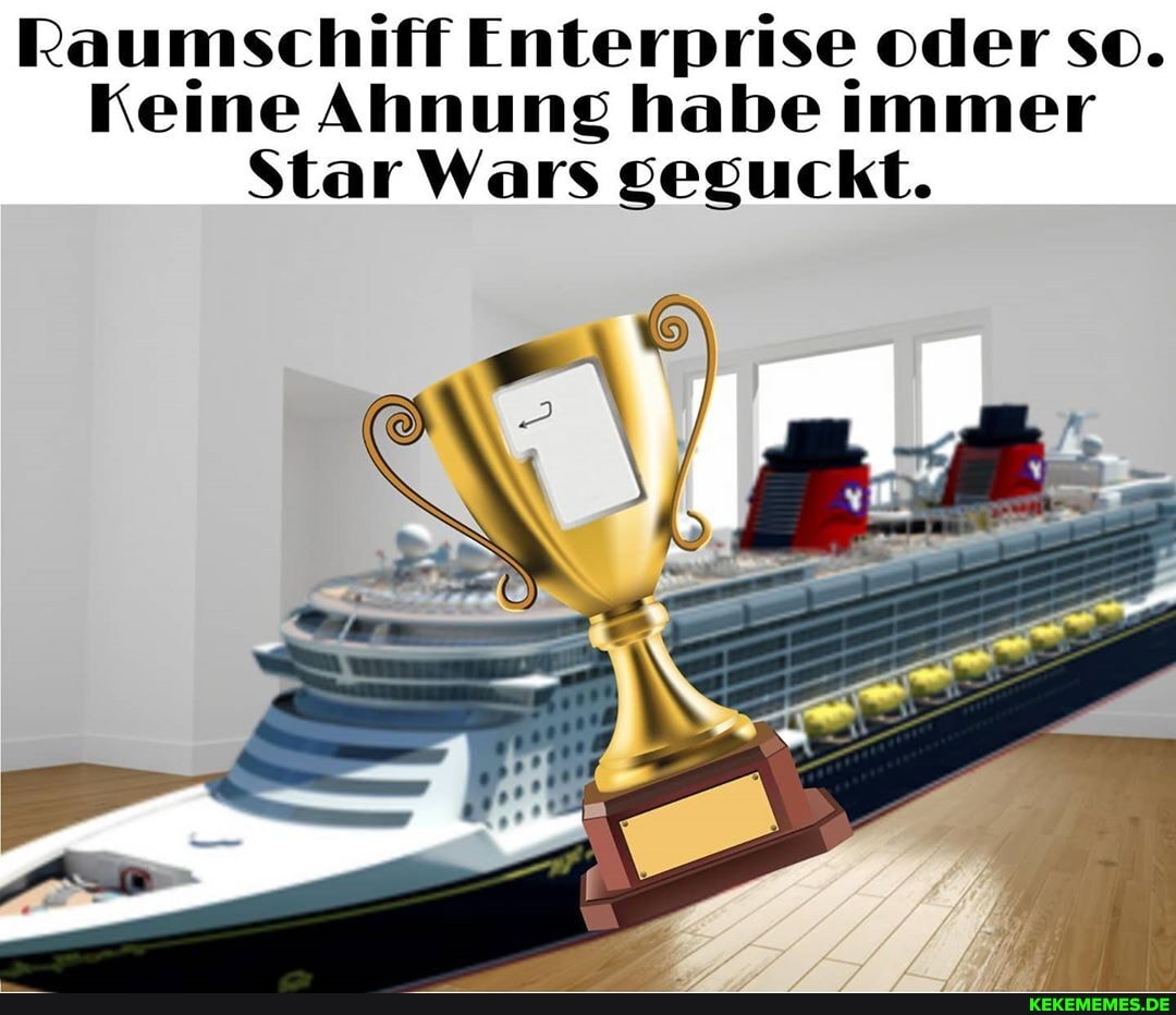 Raumschiff Enterprise oder so.
Keine Ahnung habe immer
Star Wars geguckt.