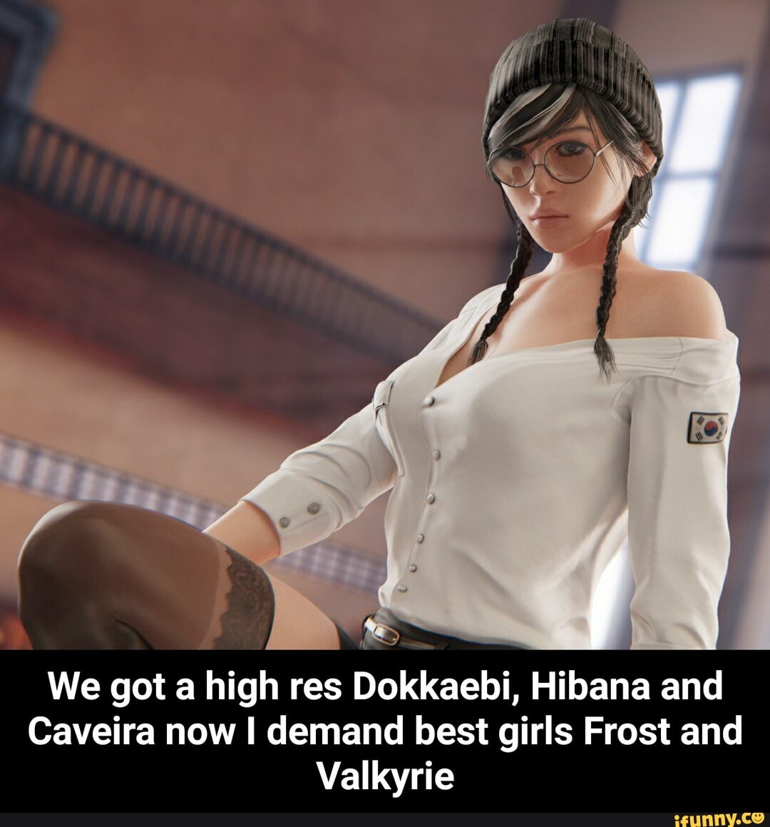 We Got A High Res Dokkaebi Hibana And Caveira Now I Demand Best Girls Frost And Valkyrie We