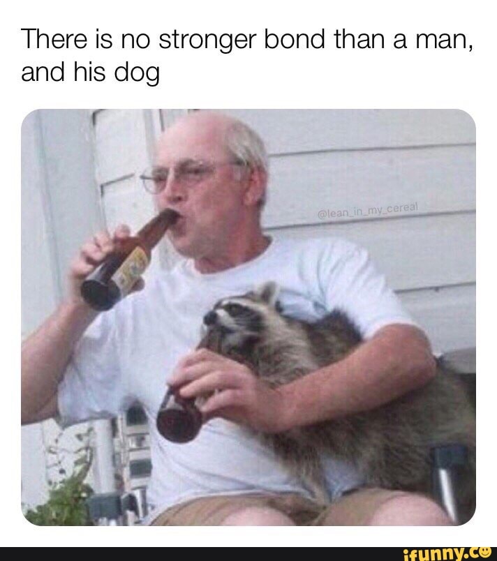 There is no stronger bond than a man, and his dog iFunny