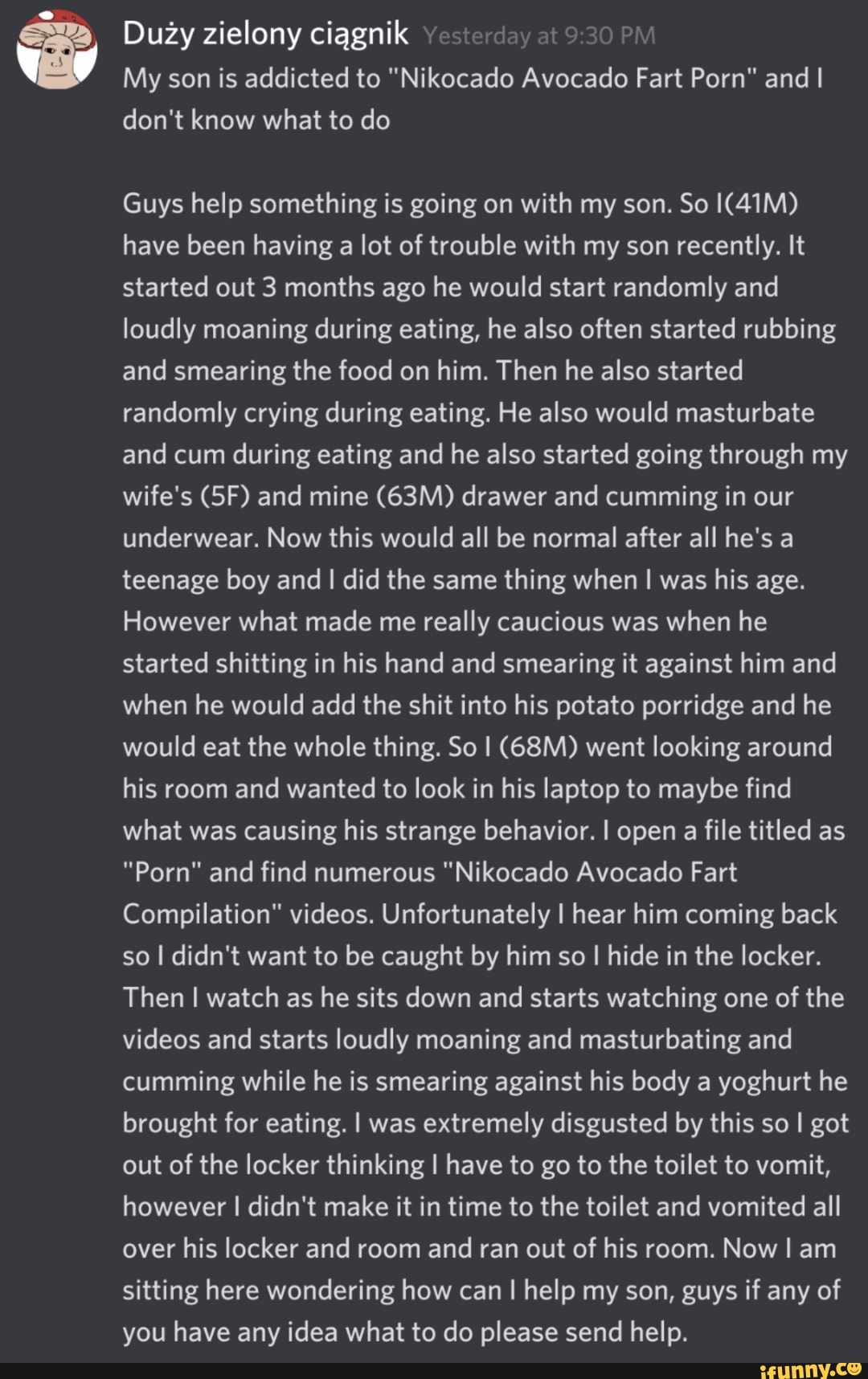 Nikocado avocado jerking off