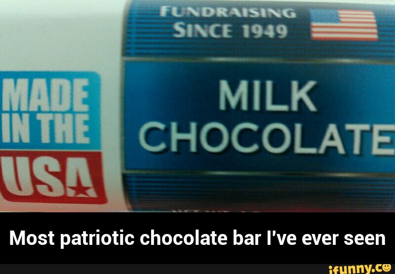 CHOCOLATE
Most patriotic chocolate bar I've ever seen - Most patriotic chocolate bar I've ever seen