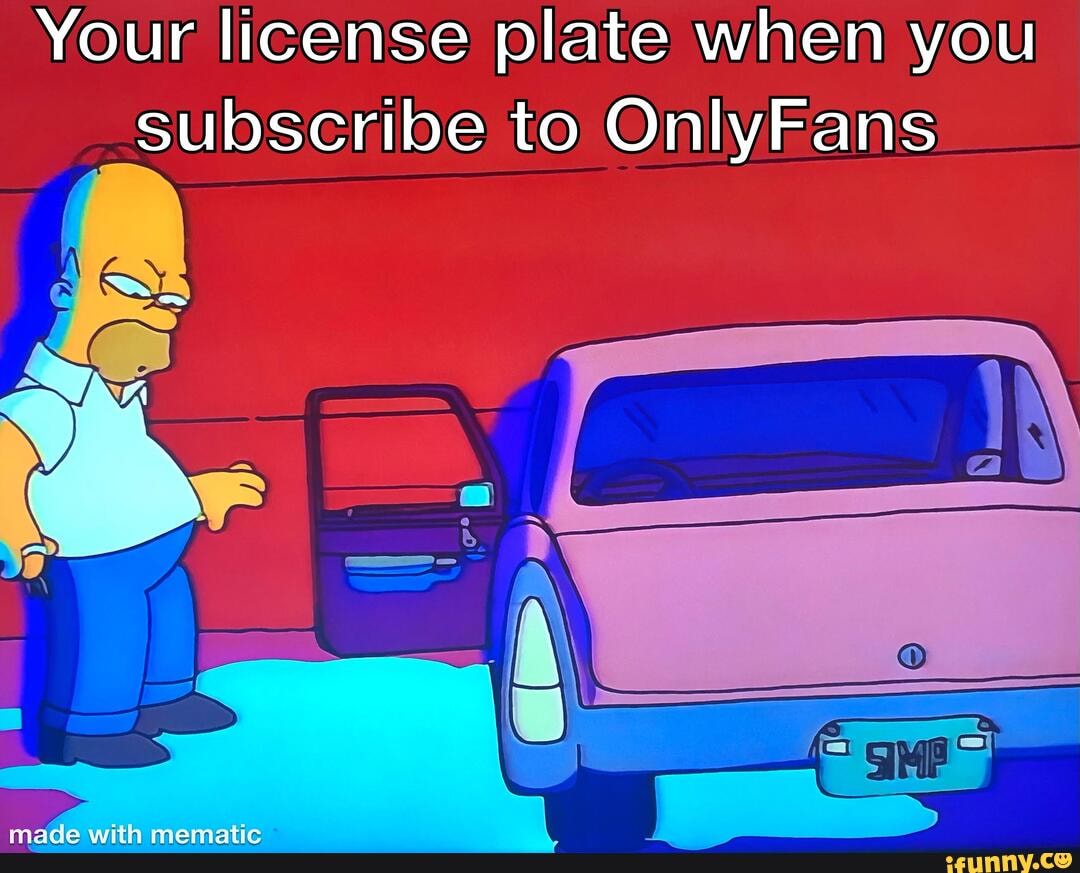 License plate fans only You Can