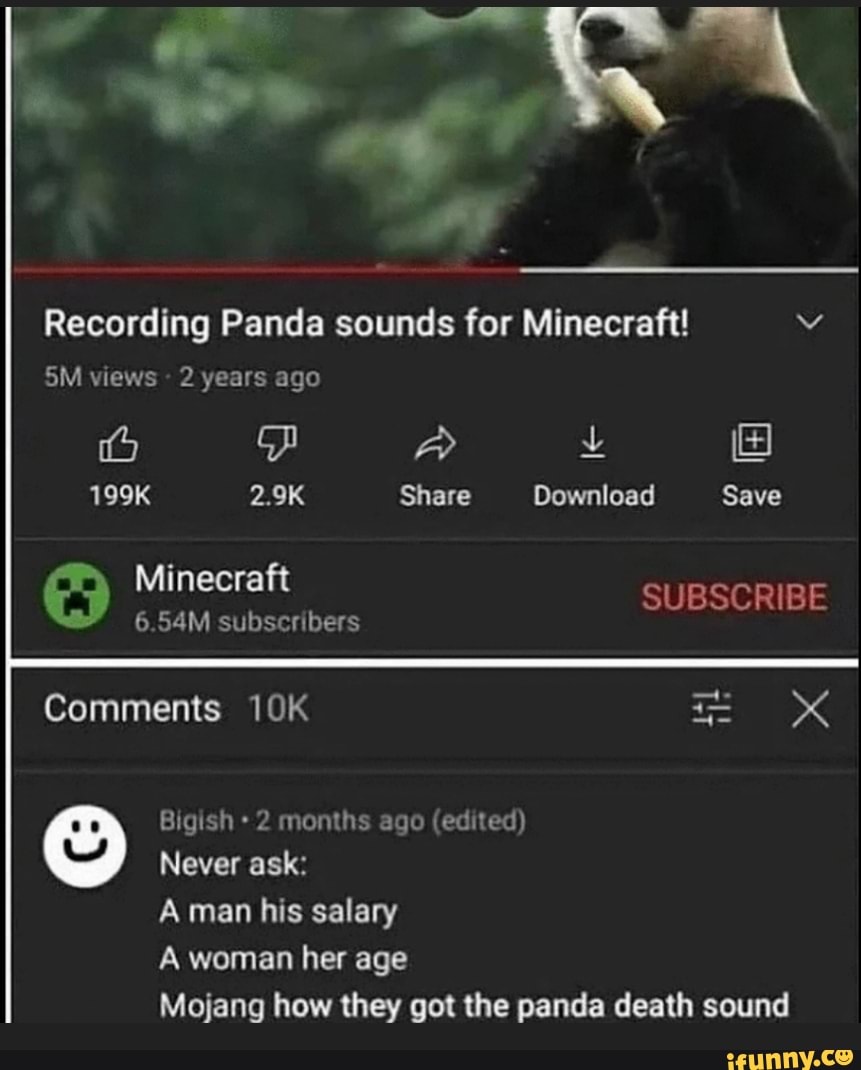 recording-panda-sounds-for-minecraft-views-2-years-ago-op-a-199k-2-9k-share-download