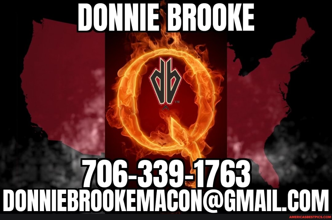 DONNIE BROOKE
706-339-1763"