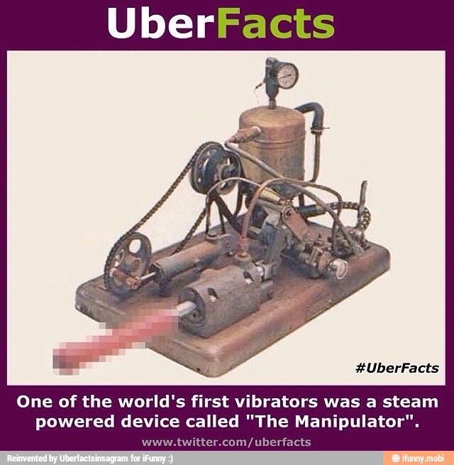 One of the world's first vibrators was a steam powered device called