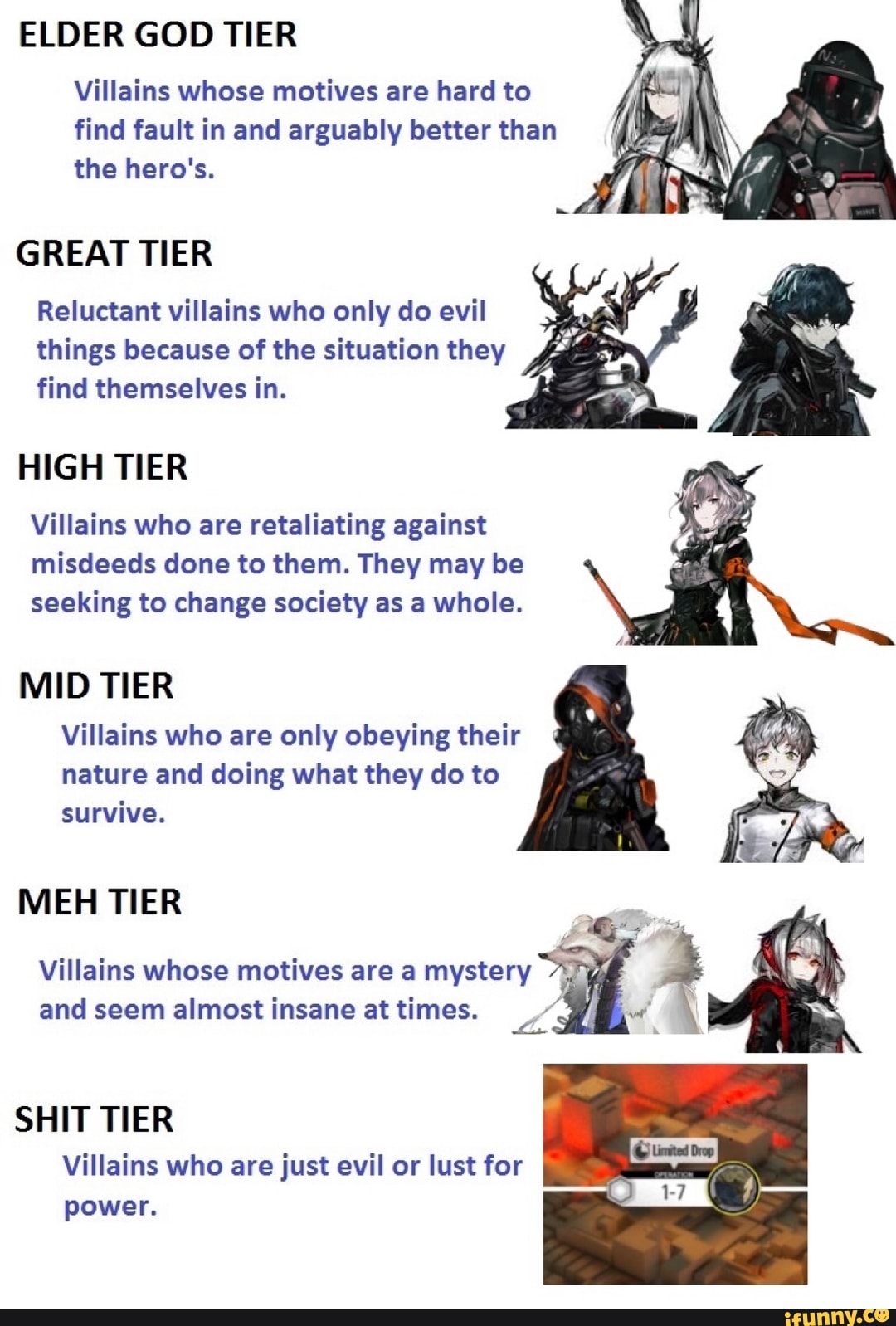 ELDER GOD TIER Villains whose motives are hard to find fault in and ...