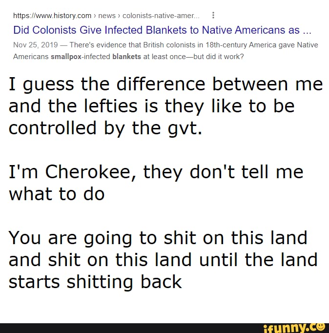 History con Did Colonists Give Infected Blankets to Native Americans as