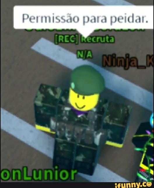 Permissão para peidar.
da