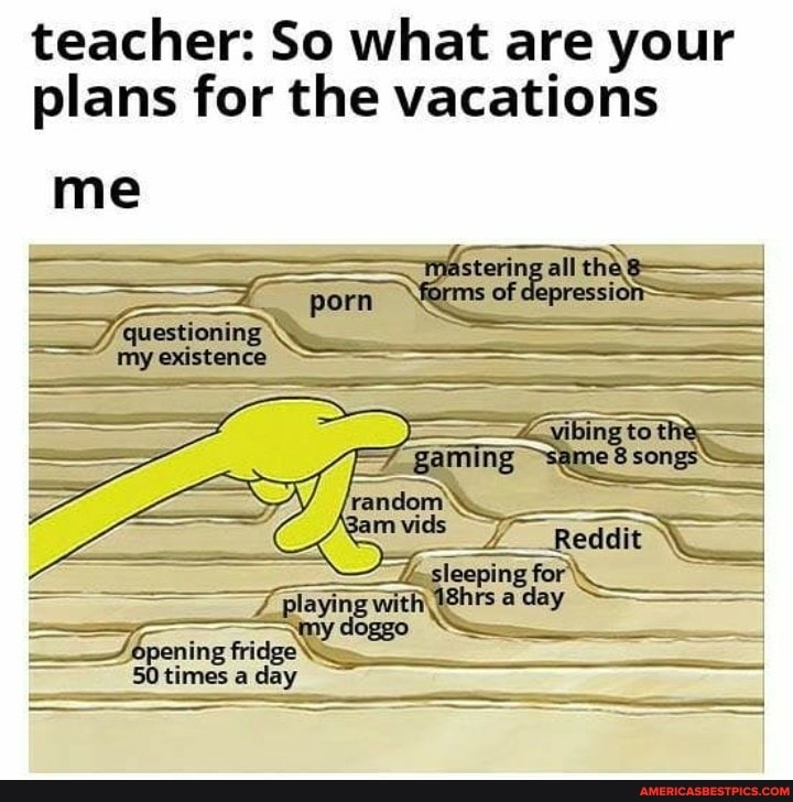 teacher So what are your plans for the vacations
questioning
dimes