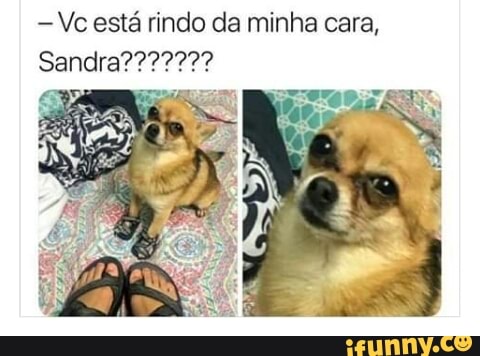 Vc está rindo da minha cara,