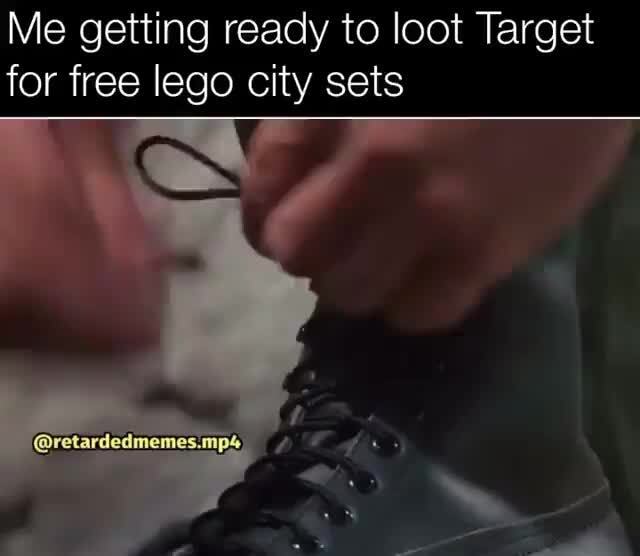 Me Getting Ready To Loot Target For Free Lego City Sets Ifunny